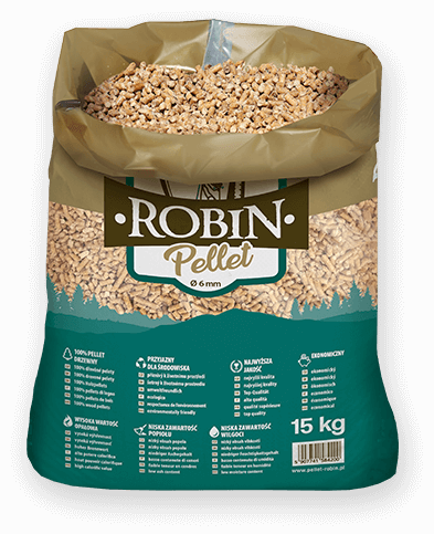 worek pelletu opałowego Robin do kupienia w Młynarach lub sklepie internetowym